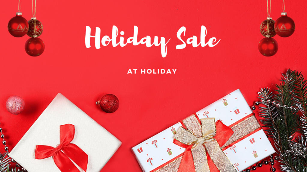 holiday sale at Holiday