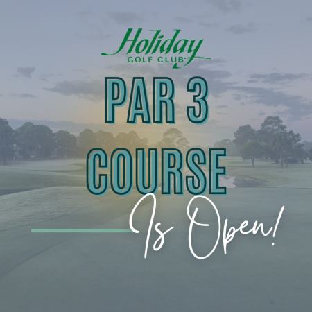 Par 3 course is open!